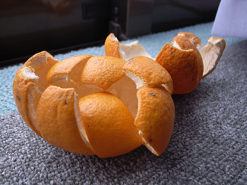 albirea dintilor portocala